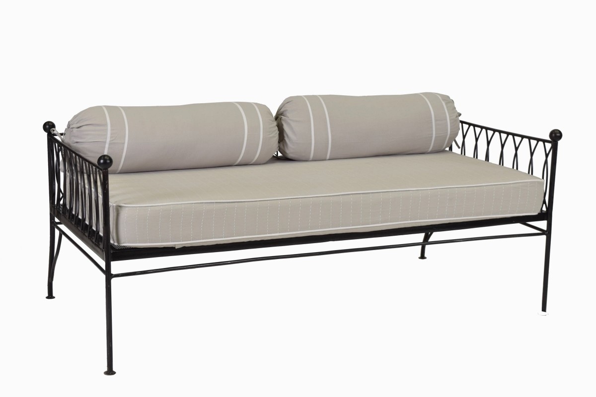 Raj Tent Club | Shop | Garden & Conservatory | Furniture | Metal | PALM SPRINGS GUNMETAL DAY BED